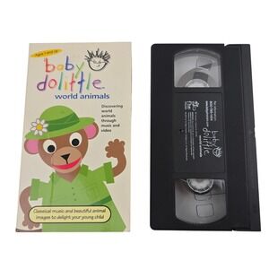 Baby Einstein Baby Dolittle World Animals VHS Tape Educational Video
